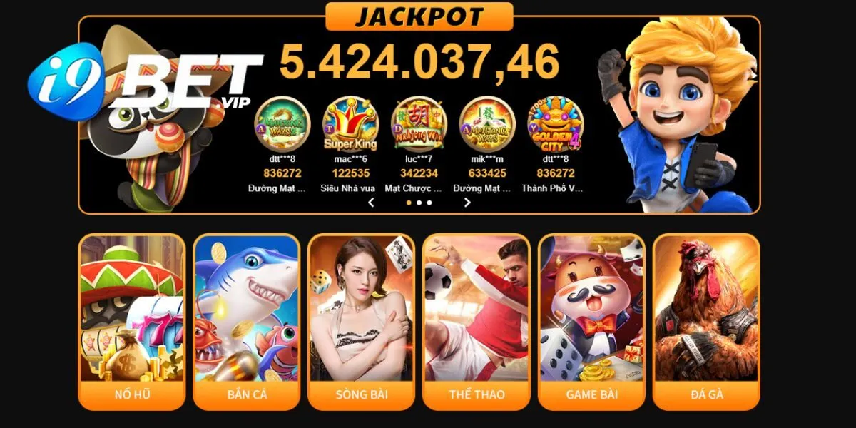 Những sản phẩm giải trí trực tuyến tại i9bet online