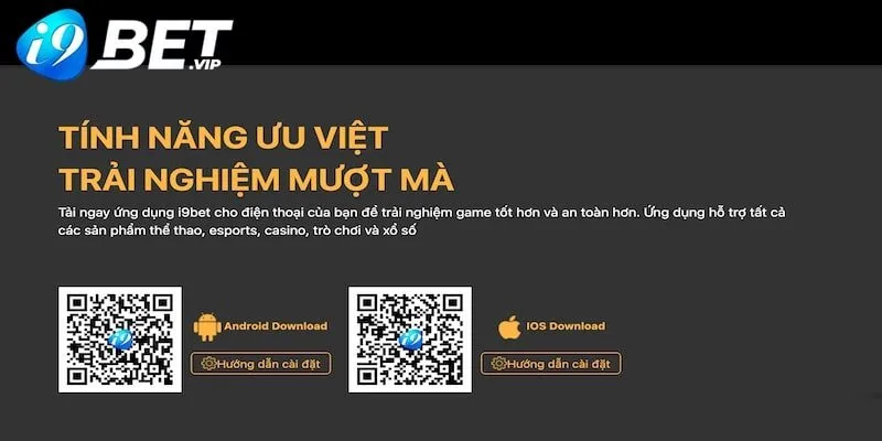 Quét mã QR tương ứng nhằm tải I9bet