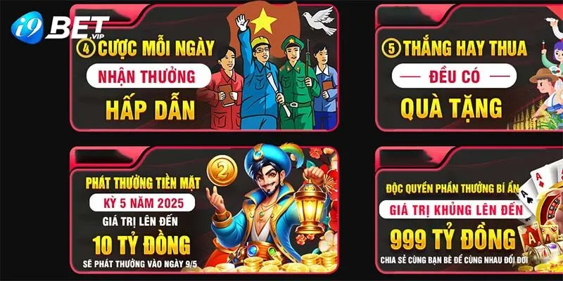 Tổng hợp thông tin các ưu đãi hấp dẫn chỉ có tại i9Bet