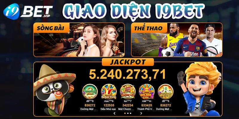 Giao diện i9bet