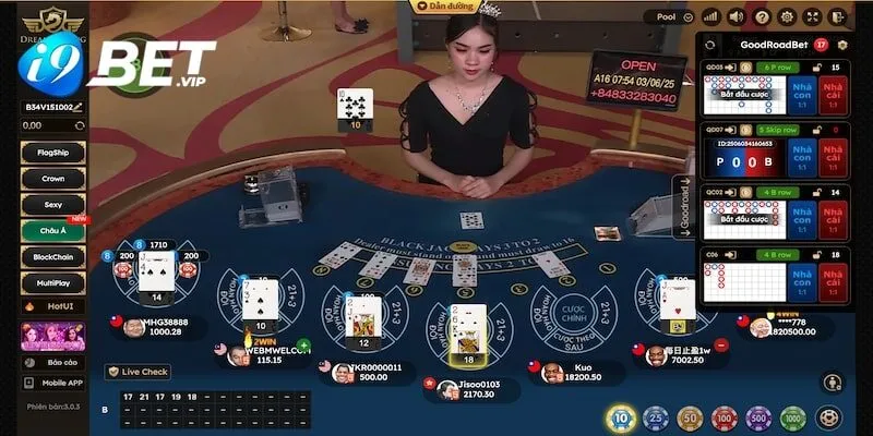 Chơi bài Blackjack chuyên nghiệp tại I9Bet