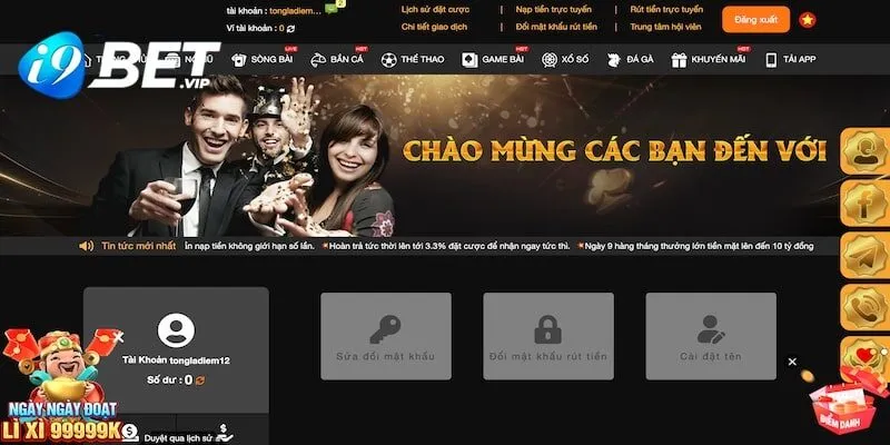 I9Bet sở hữu hệ thống bảo mật siêu an toàn