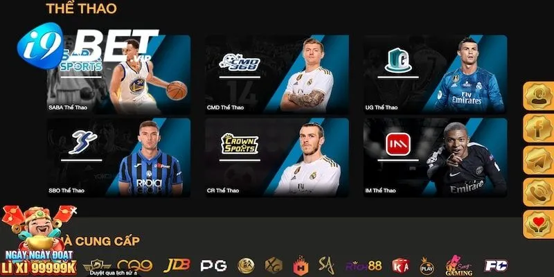 I9Bet và danh sách sảnh game thể thao