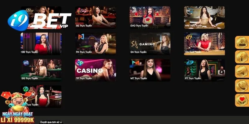 Tham gia chơi thử casino tại I9Bet
