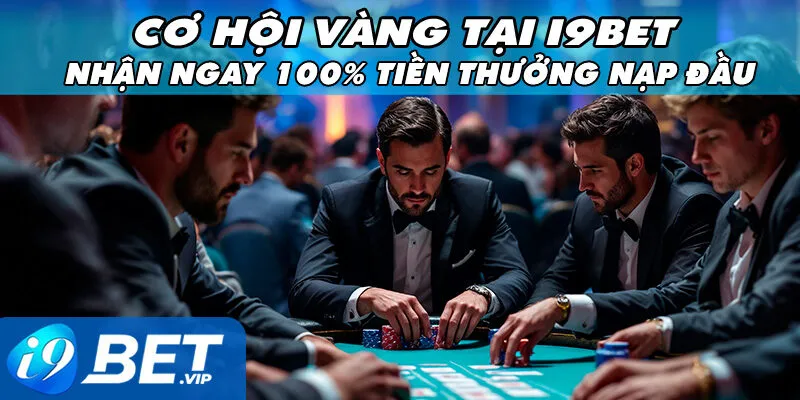 Cơ Hội Vàng Tại I9bet - Nhận Ngay 100% Tiền Thưởng Nạp Đầu