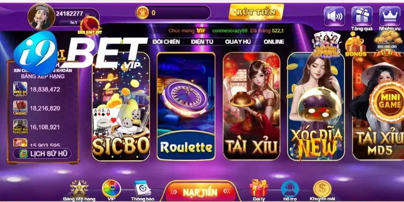 Tìm hiểu luật chơi ở mọi sản phẩm game i9bet bạn tham gia